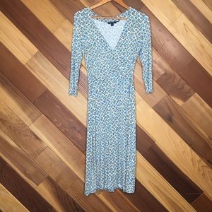 Boden Dot Midi Wrap Dress 12R